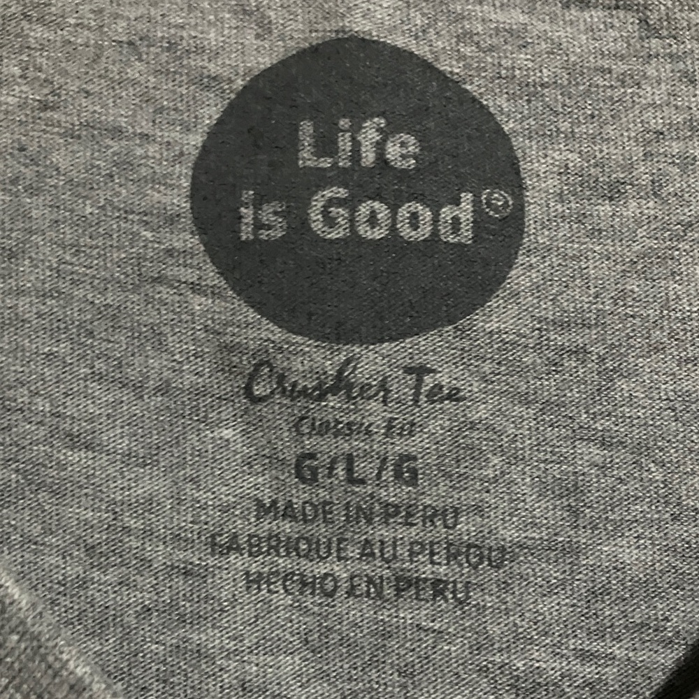 Life Is Good Women’s Gray 'Shine On' Long Sleeve Tee - Picture 2 of 4